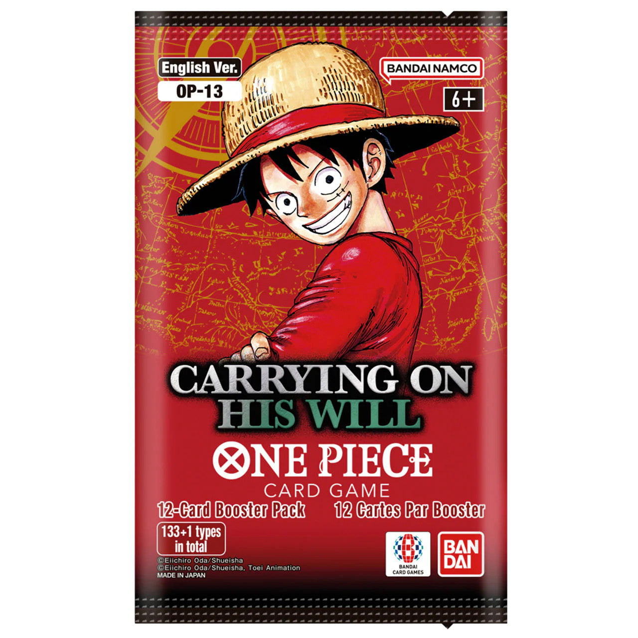One Piece Card Game: Carrying On His Will Booster Pack (OP-13)