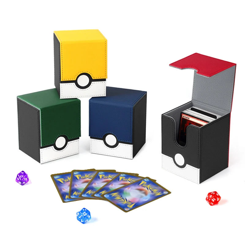 Leather deck storage container Holds 100-130 Cards