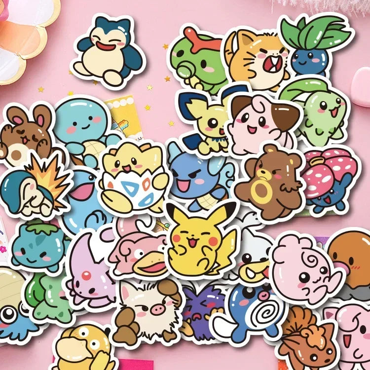 50PCS Pokemon Stickers