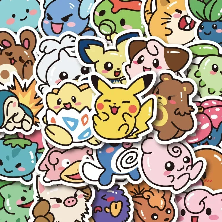 50PCS Pokemon Stickers