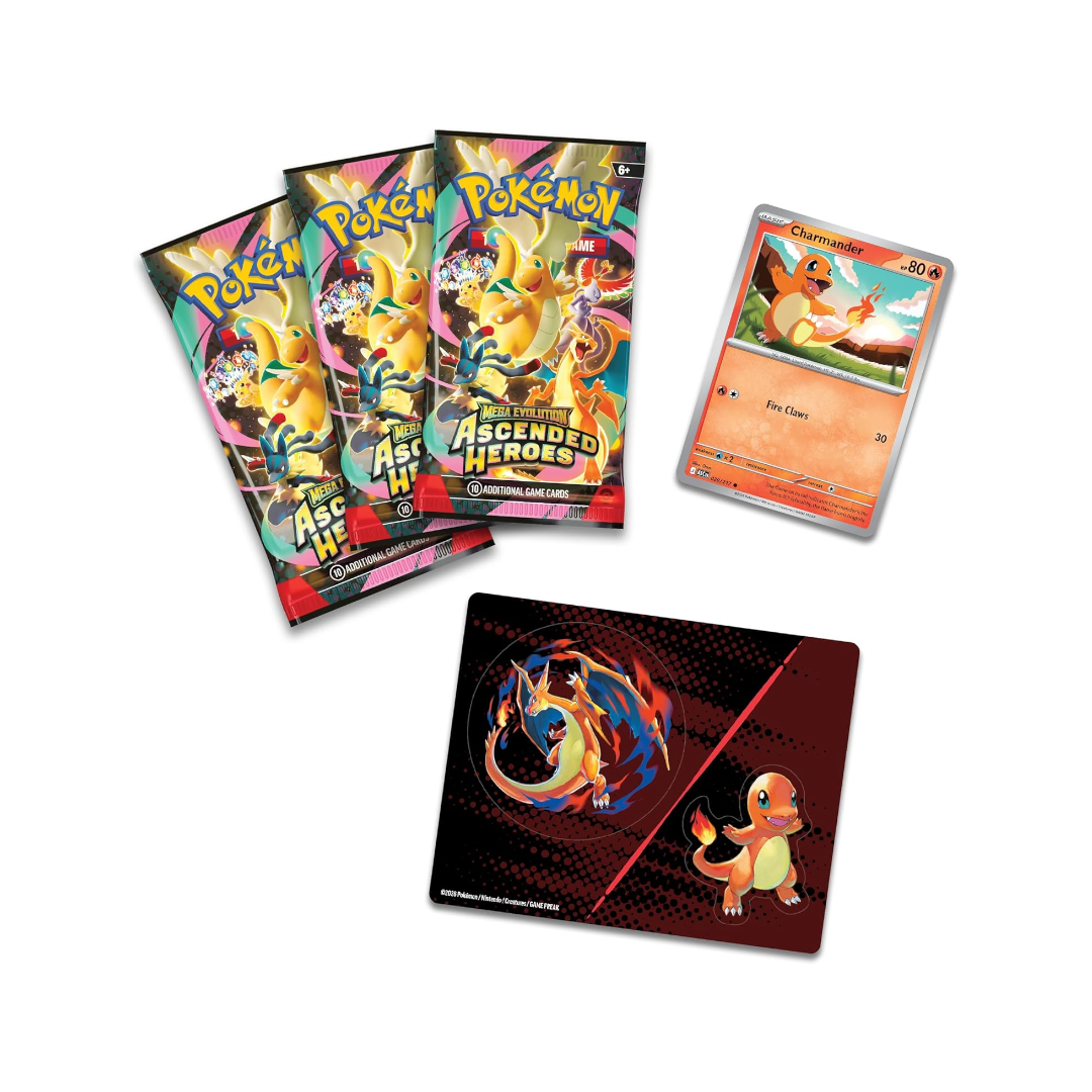 Pokémon TCG: Mega Evolution—Ascended Heroes Tech Sticker Collection—Charmander